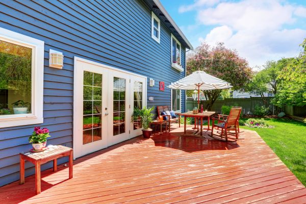 Blue Siding Installation in Lawrence